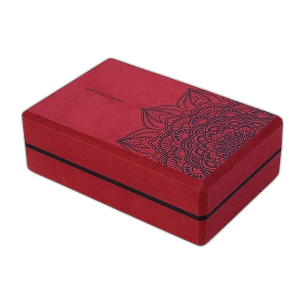EVA foam yoga block with mandala pattern — view 4