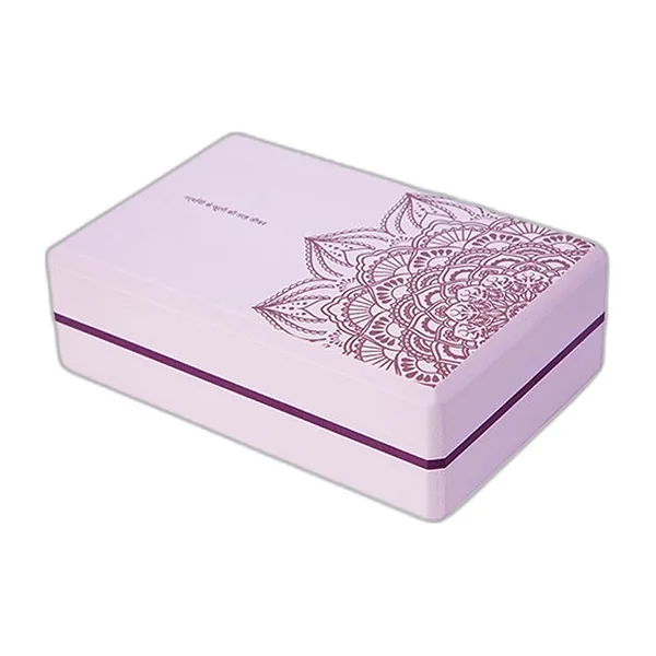EVA foam yoga block with mandala pattern — view 5
