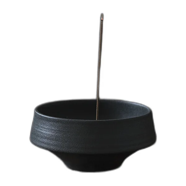 Ceramic incense bowl, 13 cm zen cup — view 2