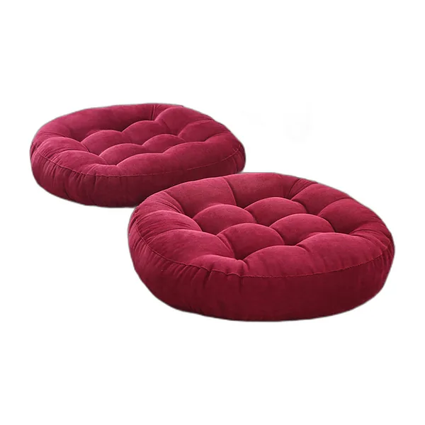 Round tufted floor cushion, 42 cm — view 2