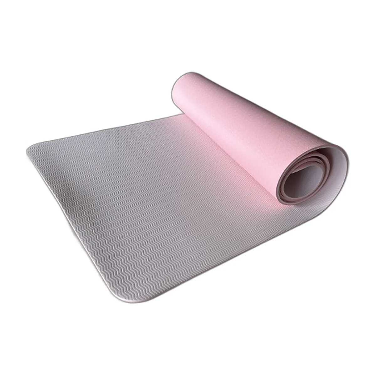Two-tone 6 mm TPE yoga mat, 183 × 61 cm — photo 4 of 5