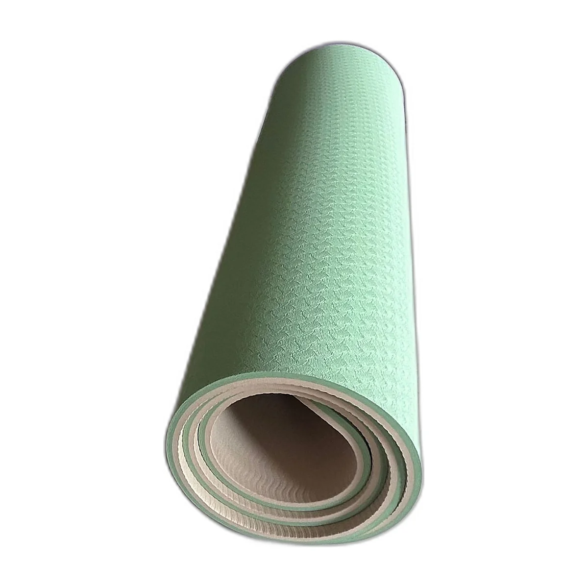 Two-tone 6 mm TPE yoga mat, 183 × 61 cm — photo 5 of 5
