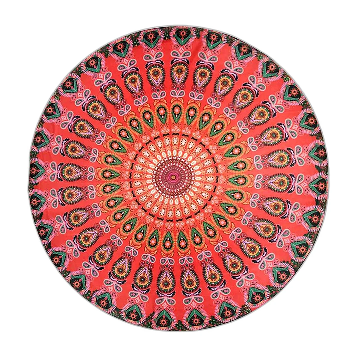 Round mandala tapestry, 150 cm, floor or wall — photo 4 of 4