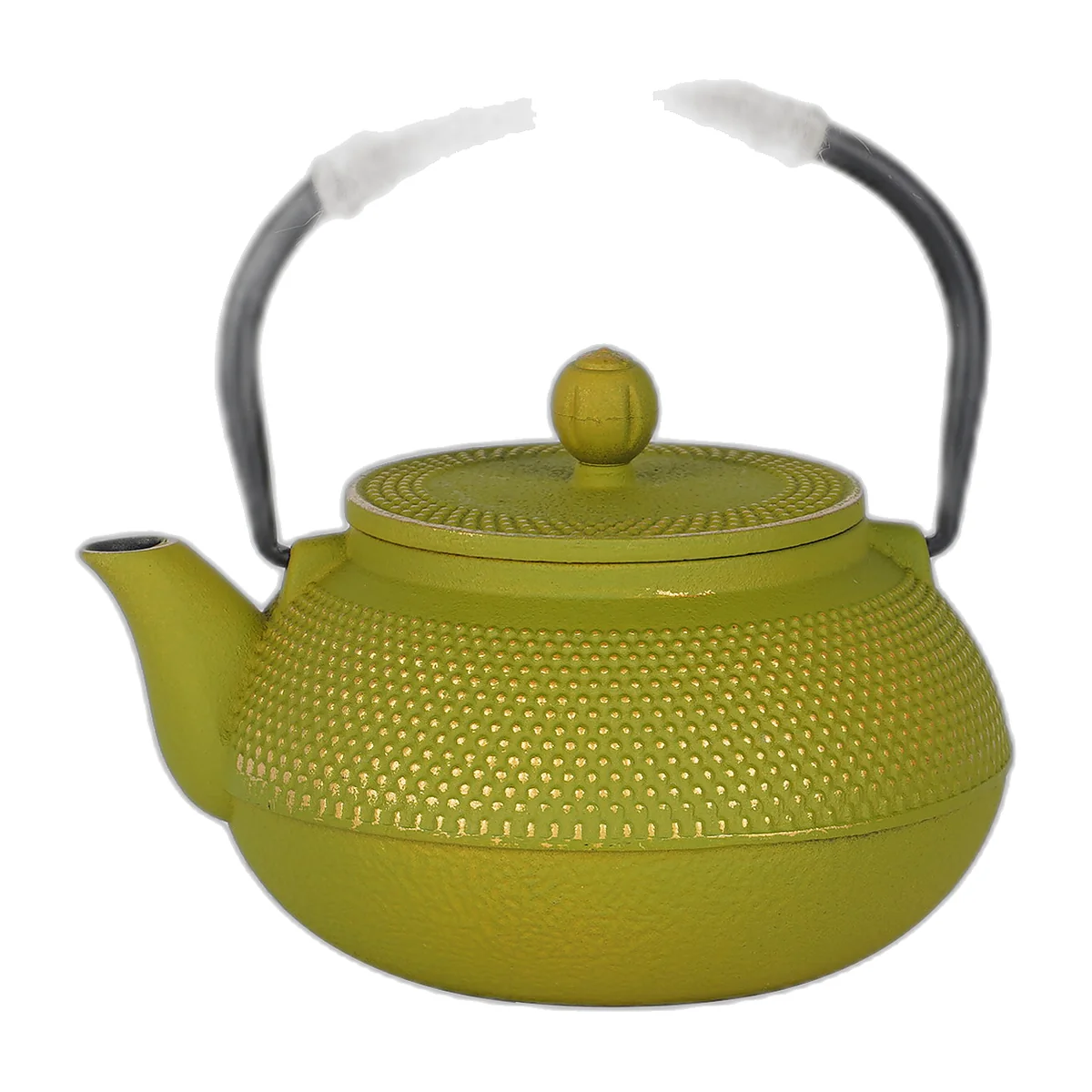 Cast iron teapot, 800 ml, hobnail pattern — photo 2 of 3